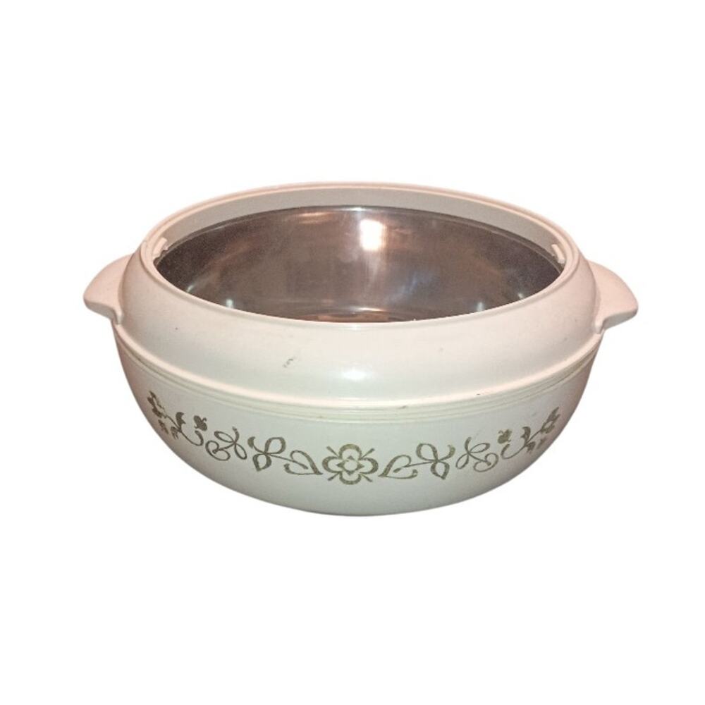 Vintage Pelicano 7" Insulated Metal Lined Food Storage Container (No Lid)